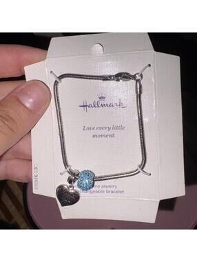 Hallmark Women's Blue and Silver Jewellery